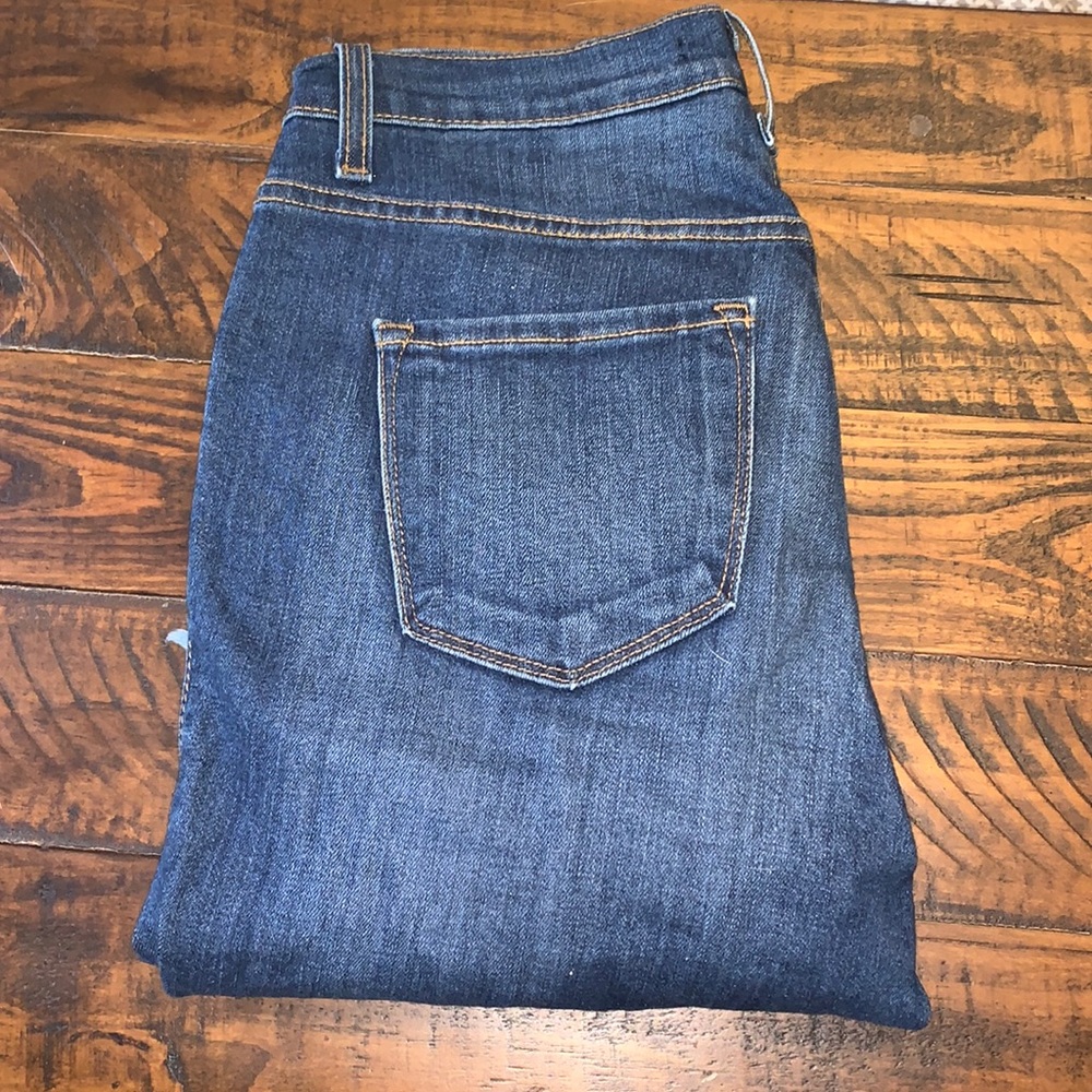 Distressed jeans